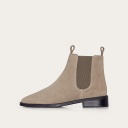 Negew Chelsea Boots, grey velvet